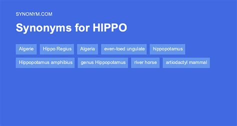 synonym hippo
